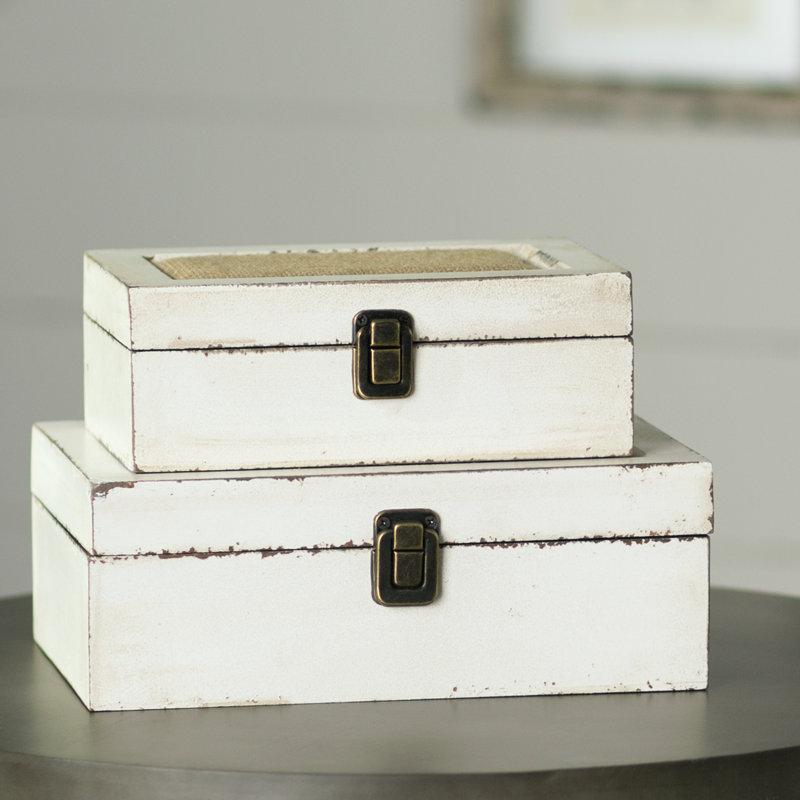Brittany 2 Piece Decorative Box Set & Reviews Joss & Main